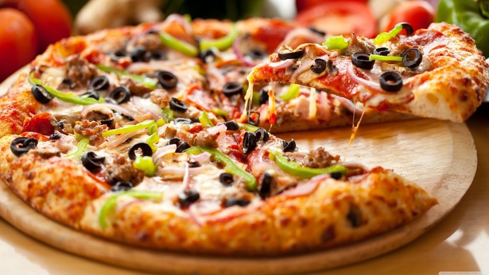 Pizza grande calabresa + portuguesa