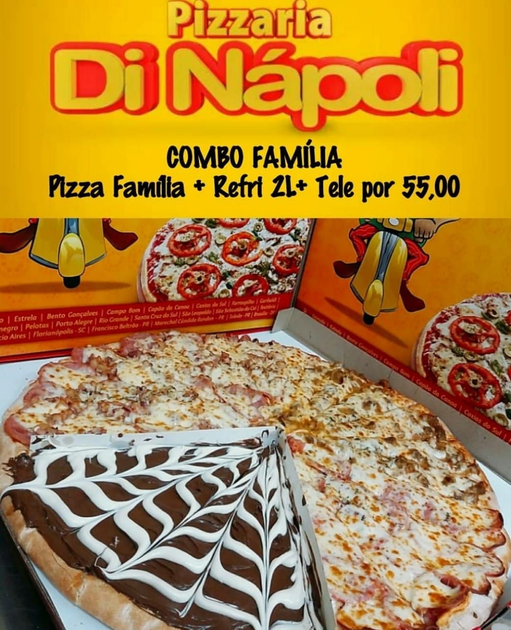 Combo família+refri+maionese